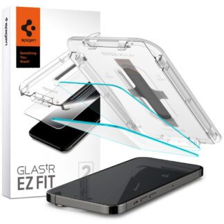 Spigen EZ FIT iPhone 14 Pro/ Max kaitseklaas (2-pakk)