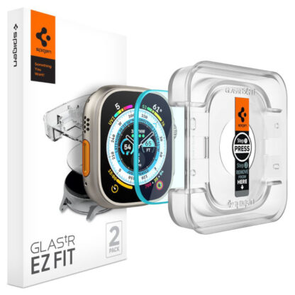 Spigen EZ Fit Apple Watch Ultra kaitseklaas