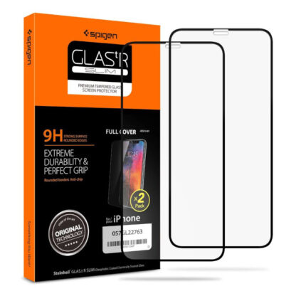 Spigen SLIM iPhone 11 Pro/ XS/ X kaitseklaas 2-pakk