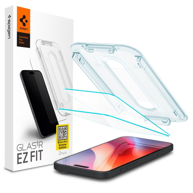 Spigen EZ FIT iPhone 17 Pro Max/ 16 Pro Max kaitseklaas (2-pakk)