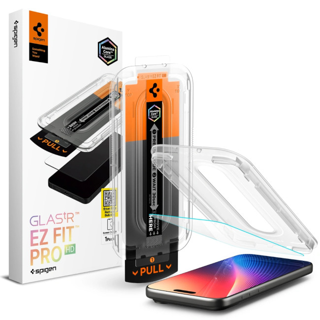 Spigen EZ FIT PRO iPhone 17 Pro Max/ 17 Pro/ 17/ 16 Pro Max/ 16 Pro kaitseklaas