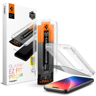 Spigen EZ FIT PRO iPhone 17 Pro Max/ 17 Pro/ 17/ 16 Pro Max/ 16 Pro kaitseklaas privaatsusfiltriga