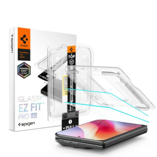 Spigen EZ FIT PRO iPhone Duo kaitseklaas (2-pakk)